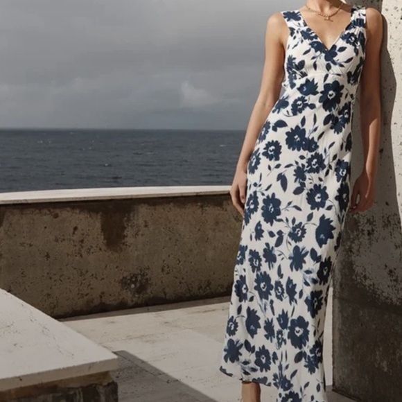 DISSH Dresses & Skirts - NWT DISSH SOFIA INK BIAS CUT SLIP DRESS